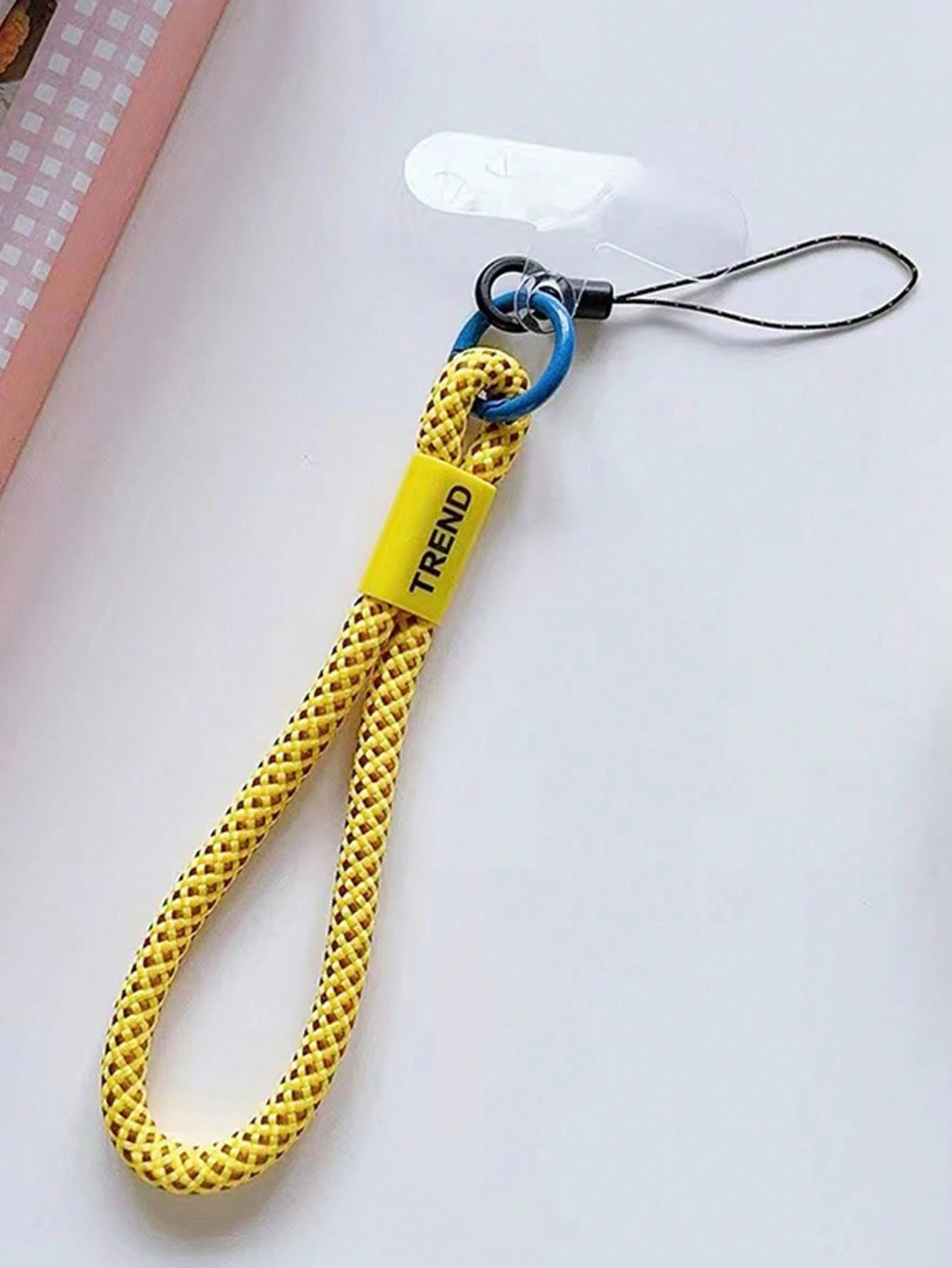 1pc Minimalist Personalized Short Single-Button Portable Outdoor Nylon Card Holder With Small Loop For Anti-Lost Phone Lanyard, Compatible With Galaxy Keys Cards Suspension Gifts For Mother, Family, F