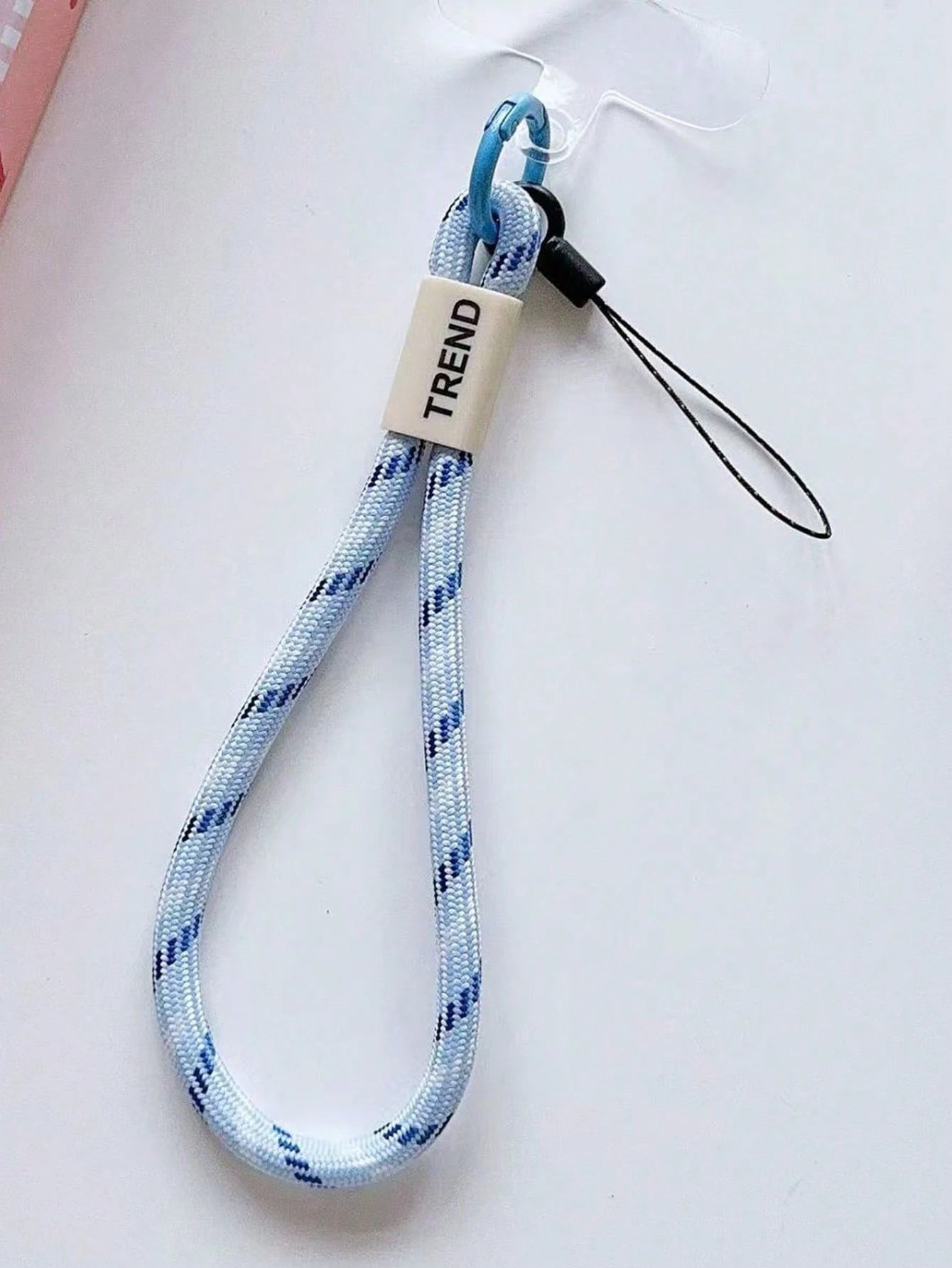 1pc Minimalist Personalized Short Single-Button Portable Outdoor Nylon Card Holder With Small Loop For Anti-Lost Phone Lanyard, Compatible With Galaxy Keys Cards Suspension Gifts For Mother, Family, F