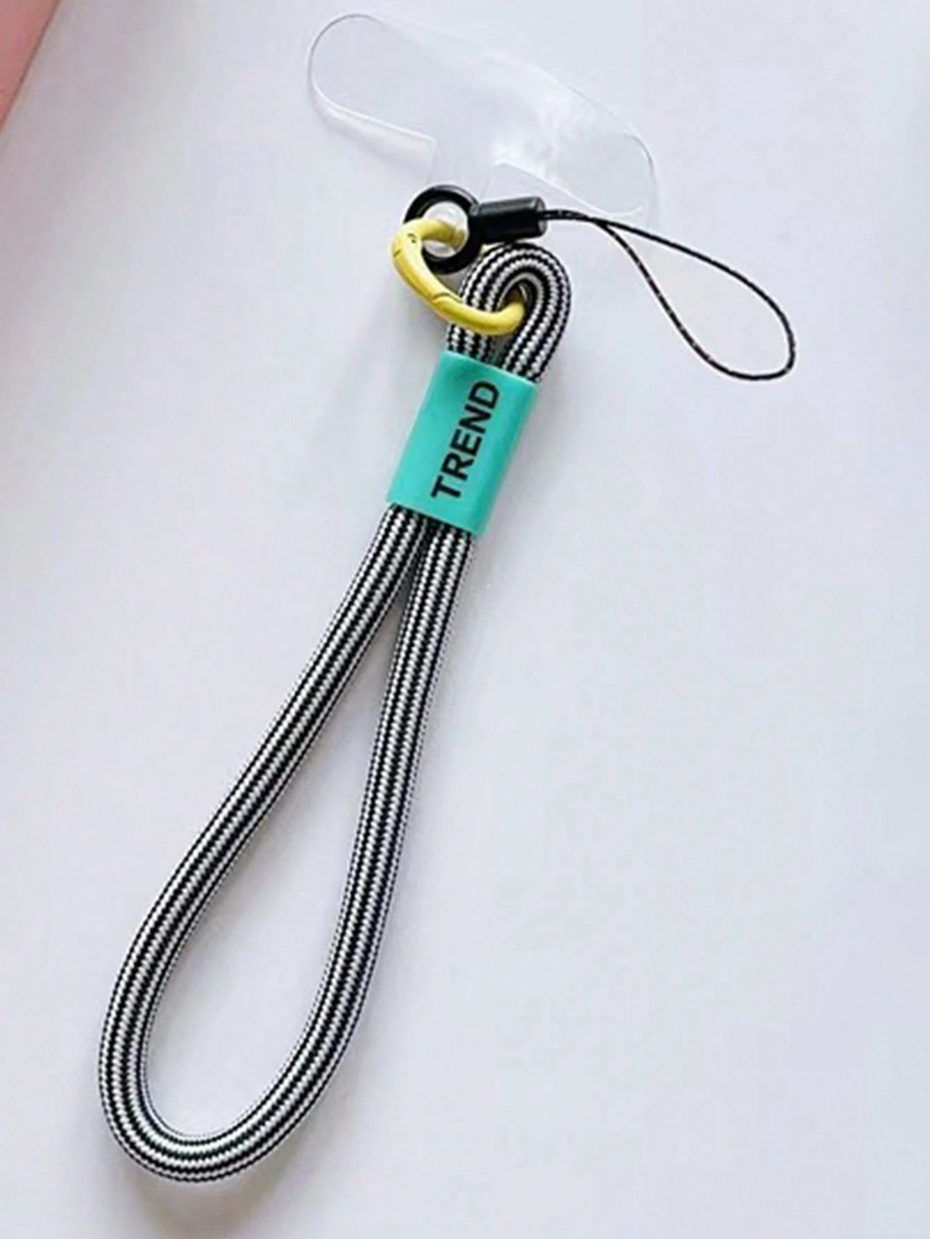 1pc Minimalist Personalized Short Single-Button Portable Outdoor Nylon Card Holder With Small Loop For Anti-Lost Phone Lanyard, Compatible With Galaxy Keys Cards Suspension Gifts For Mother, Family, F