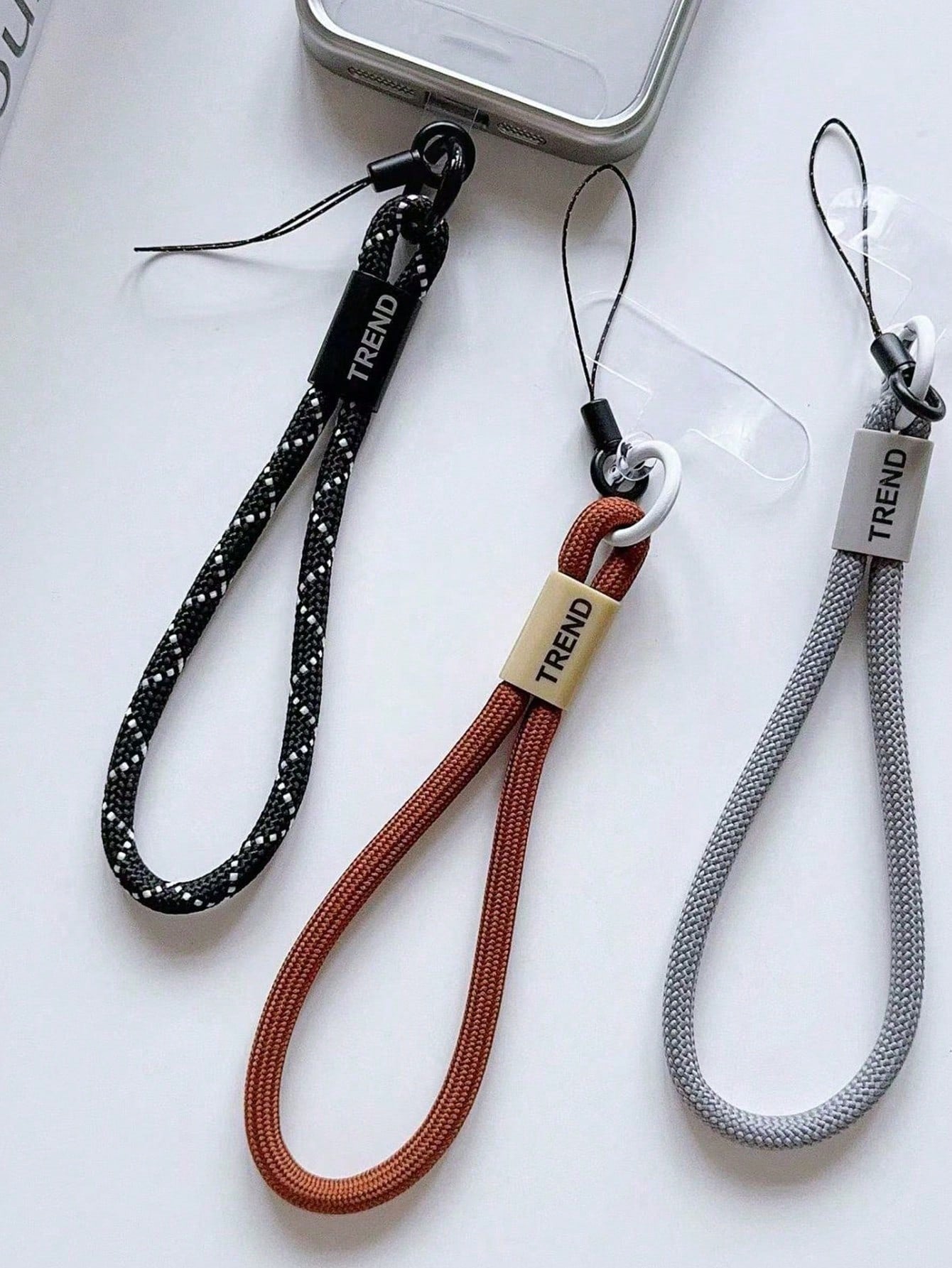 1pc Minimalist Personalized Short Single-Button Portable Outdoor Nylon Card Holder With Small Loop For Anti-Lost Phone Lanyard, Compatible With Galaxy Keys Cards Suspension Gifts For Mother, Family, F