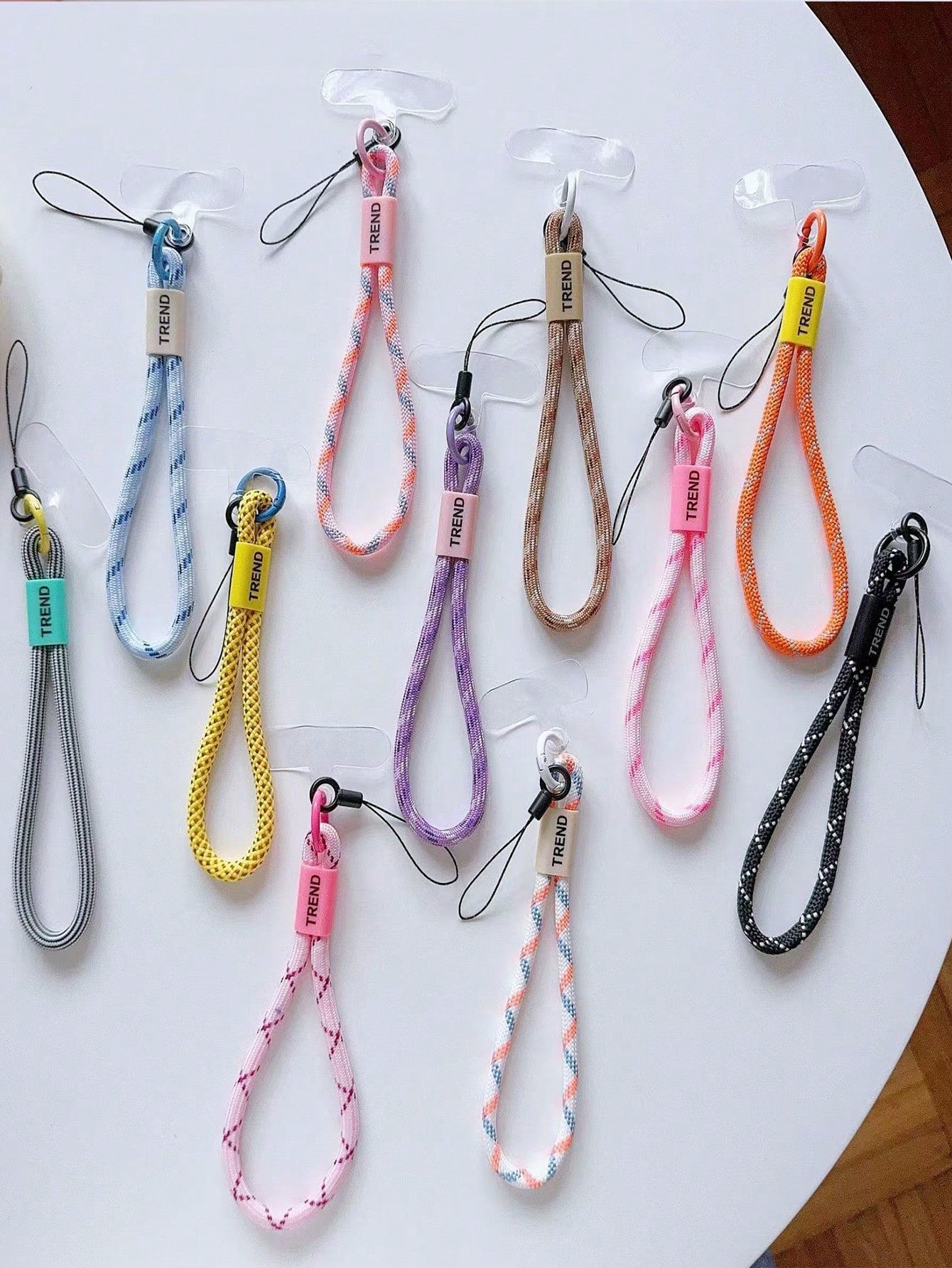 1pc Minimalist Personalized Short Single-Button Portable Outdoor Nylon Card Holder With Small Loop For Anti-Lost Phone Lanyard, Compatible With Galaxy Keys Cards Suspension Gifts For Mother, Family, F
