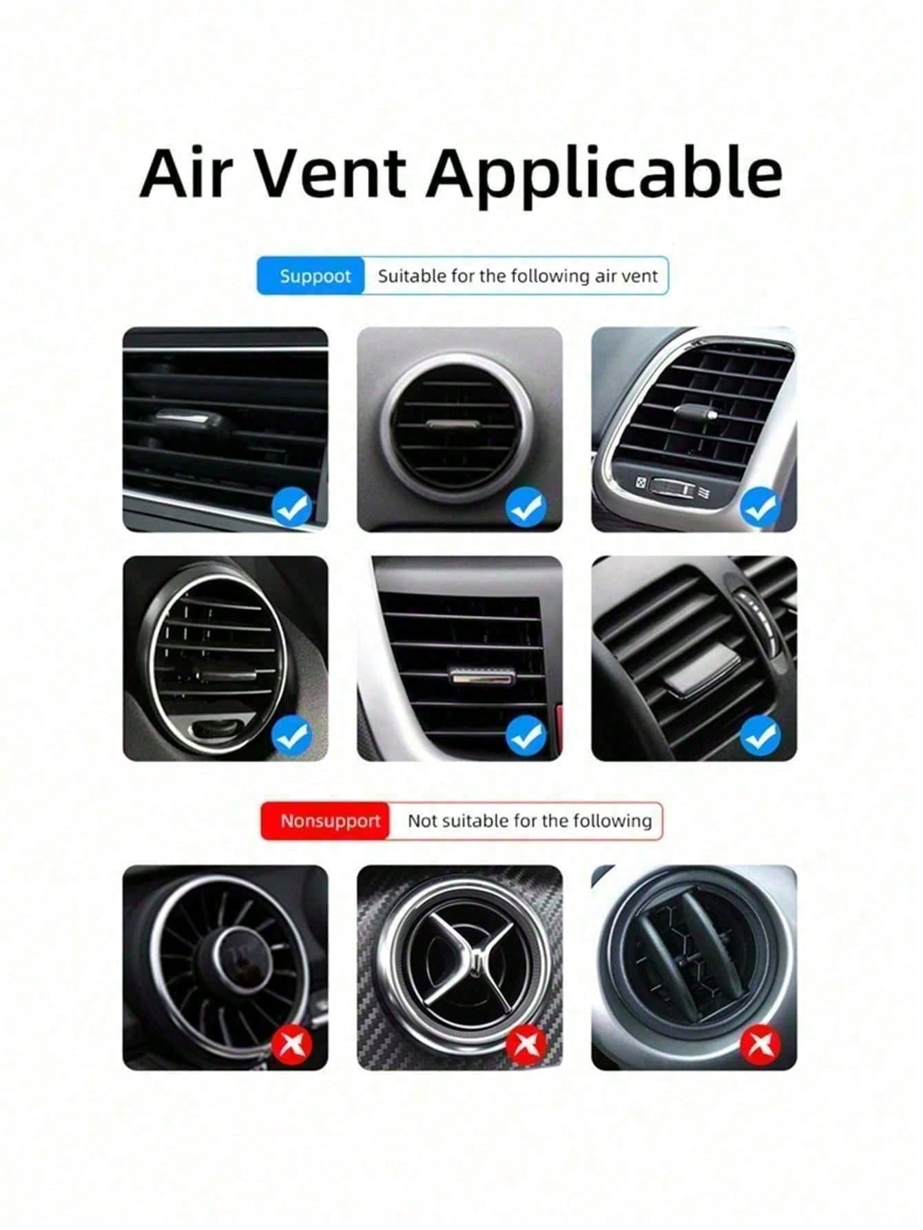 1pc New Car Phone Holder, Universal Air Vent Mount Navigation Phone Holder For Car