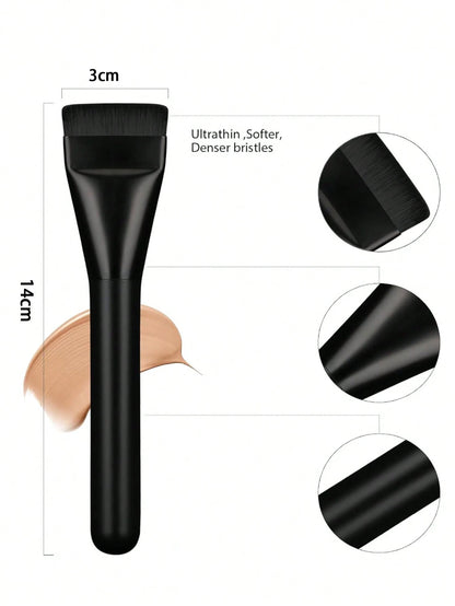 1pc New Flat Top Foundation Brush, Makeup Tool