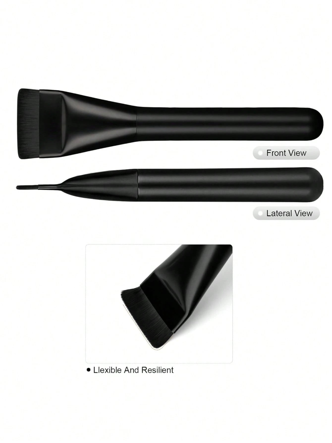 1pc New Flat Top Foundation Brush, Makeup Tool