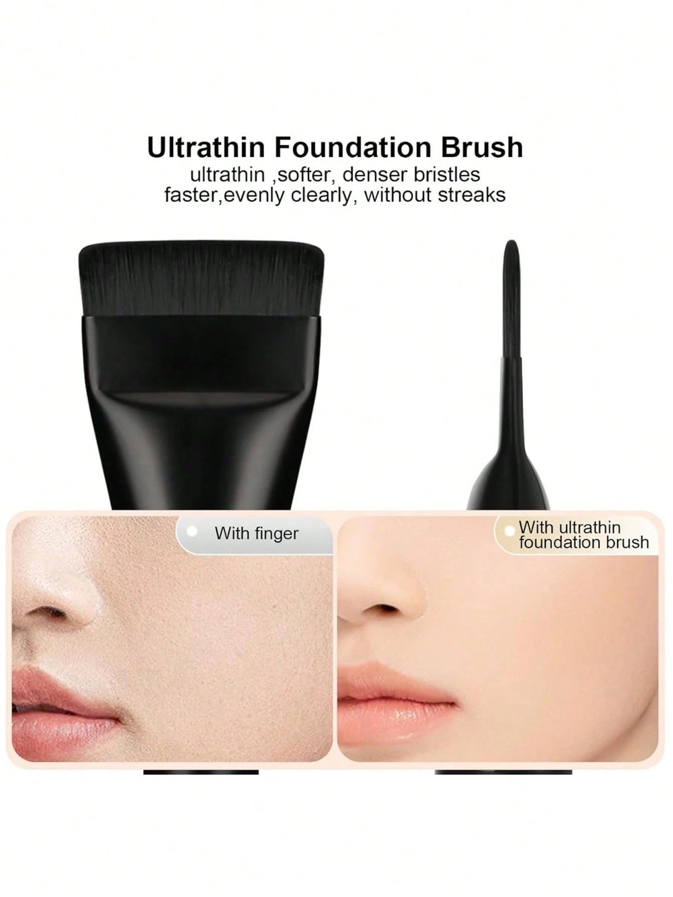 1pc New Flat Top Foundation Brush, Makeup Tool