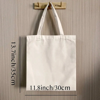 1pc New York City Skyline Canvas Tote Bag- Minimalist Black Line Art, Durable High-Quality Polyester, Reusable Shopping Bag For Travel & Daily Use, 15.7x13.7inch, Travel Carryall| Minimalist Design