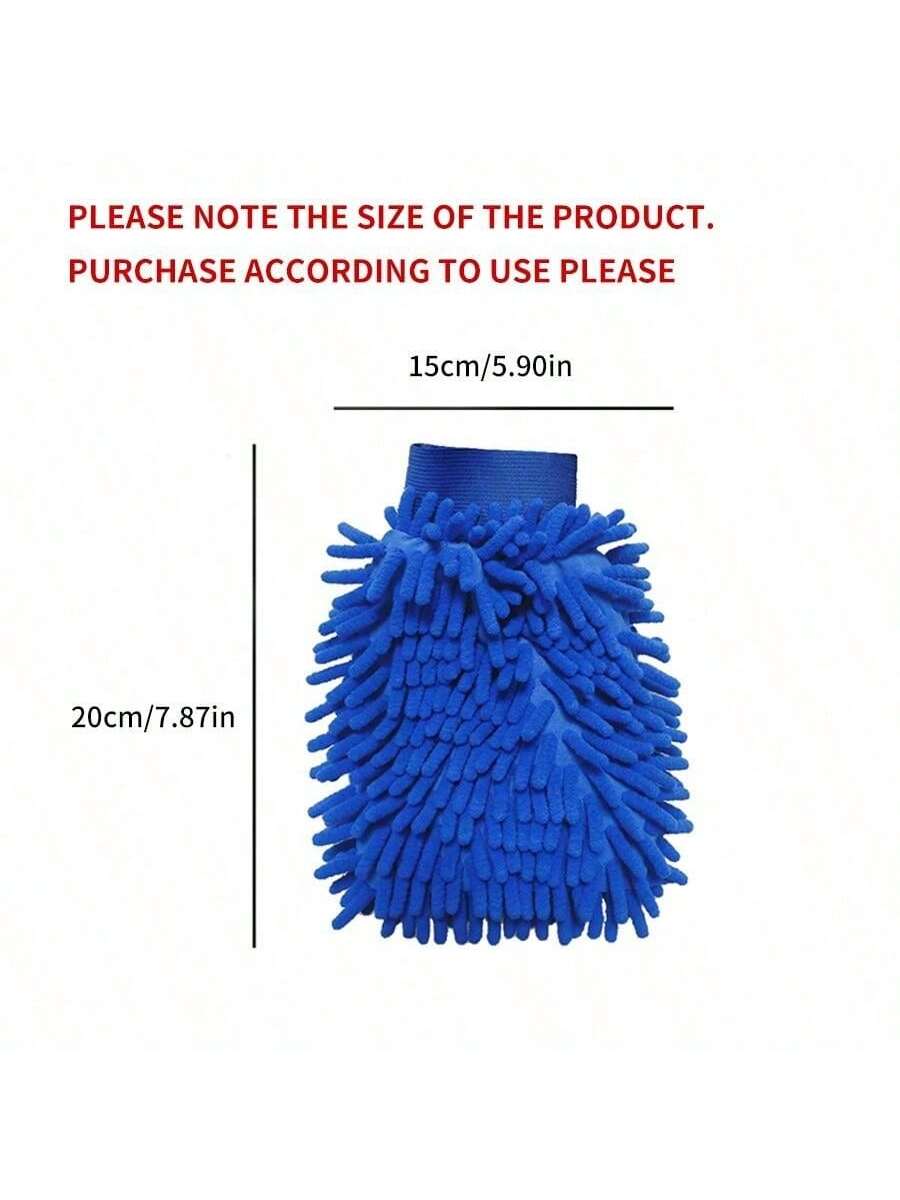 1pc Pink Car Wash Glove Cleaning Brush, Car Detailing Tool That Does Not Damage Paint, Window & Glass Towel Brush, Universal For Most Vehicles