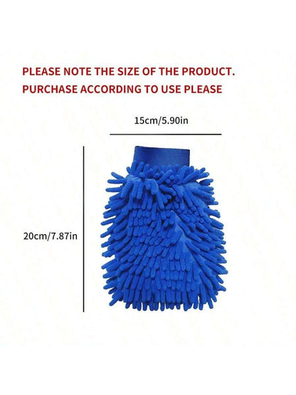 1pc Pink Car Wash Glove Cleaning Brush, Car Detailing Tool That Does Not Damage Paint, Window & Glass Towel Brush, Universal For Most Vehicles