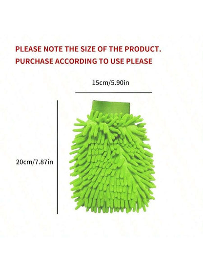 1pc Pink Car Wash Glove Cleaning Brush, Car Detailing Tool That Does Not Damage Paint, Window & Glass Towel Brush, Universal For Most Vehicles
