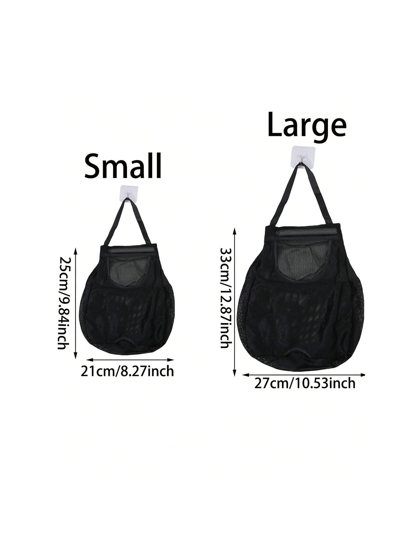 1pc Plastic Bag Organizer, Wall-Mounted Plastic Bag Holder, Mesh Storage Bag, Plastic Bag Dispenser, Kitchen Accessory