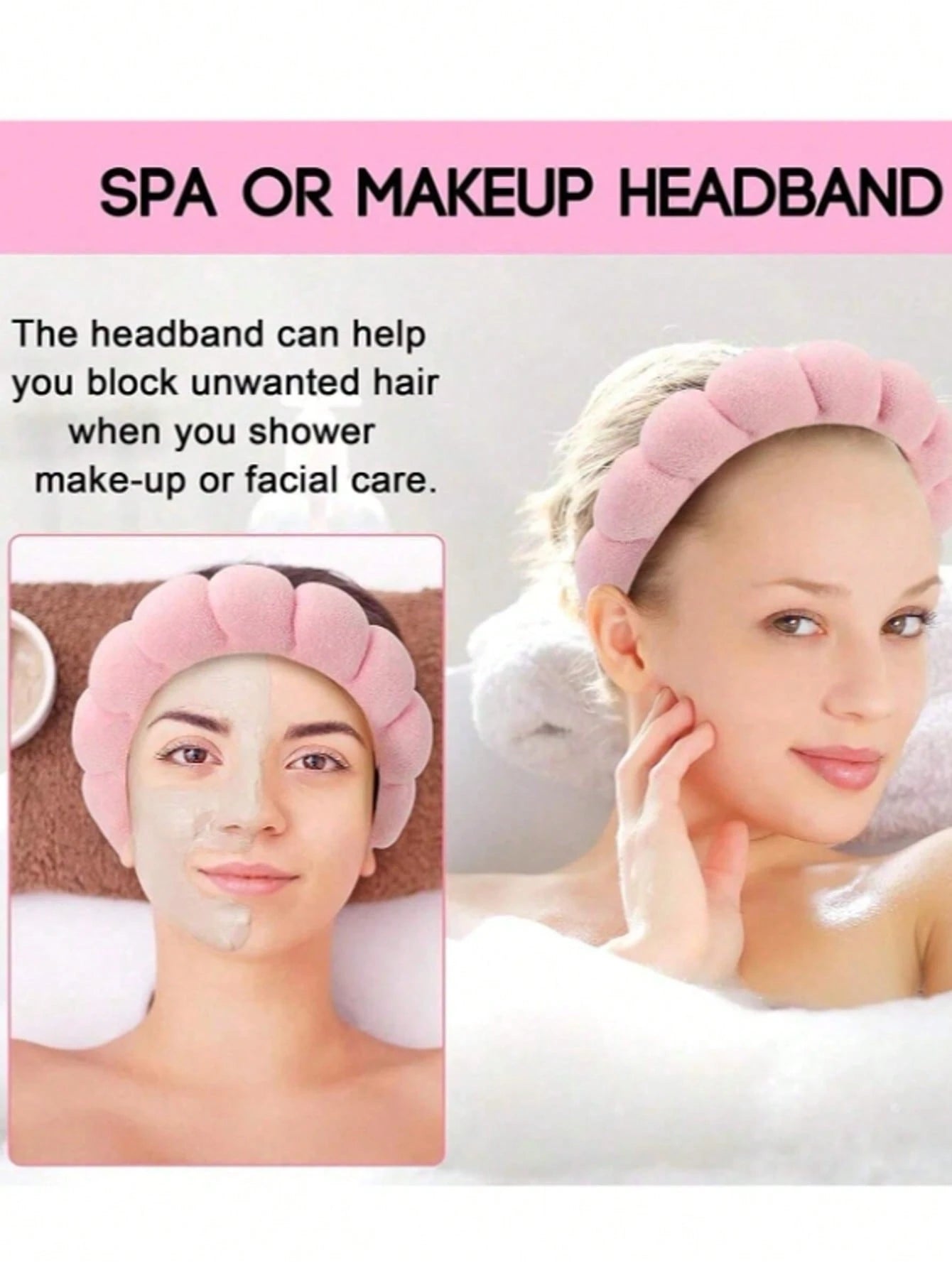 1pc Plush Sponge Cloud Print Headband, High-End Hairband Wash Face Towel Headwear For Summer, Hairband Headband For Women, Hair Accessories, Hair Hoop,Animal Print Head Accessories