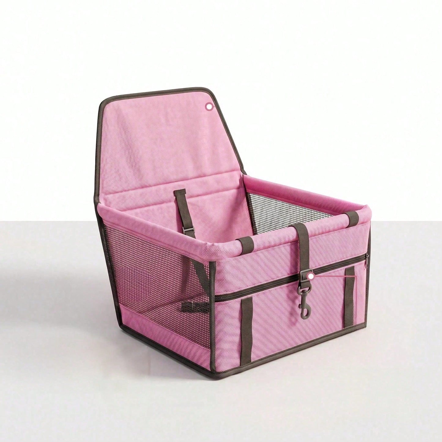 1pc Portable Car Pet Carrier Bag, Foldable, Super Breathable, Waterproof, Stain-Resistant Pet Bed, Suitable For Small To Medium Cats And Dogs
