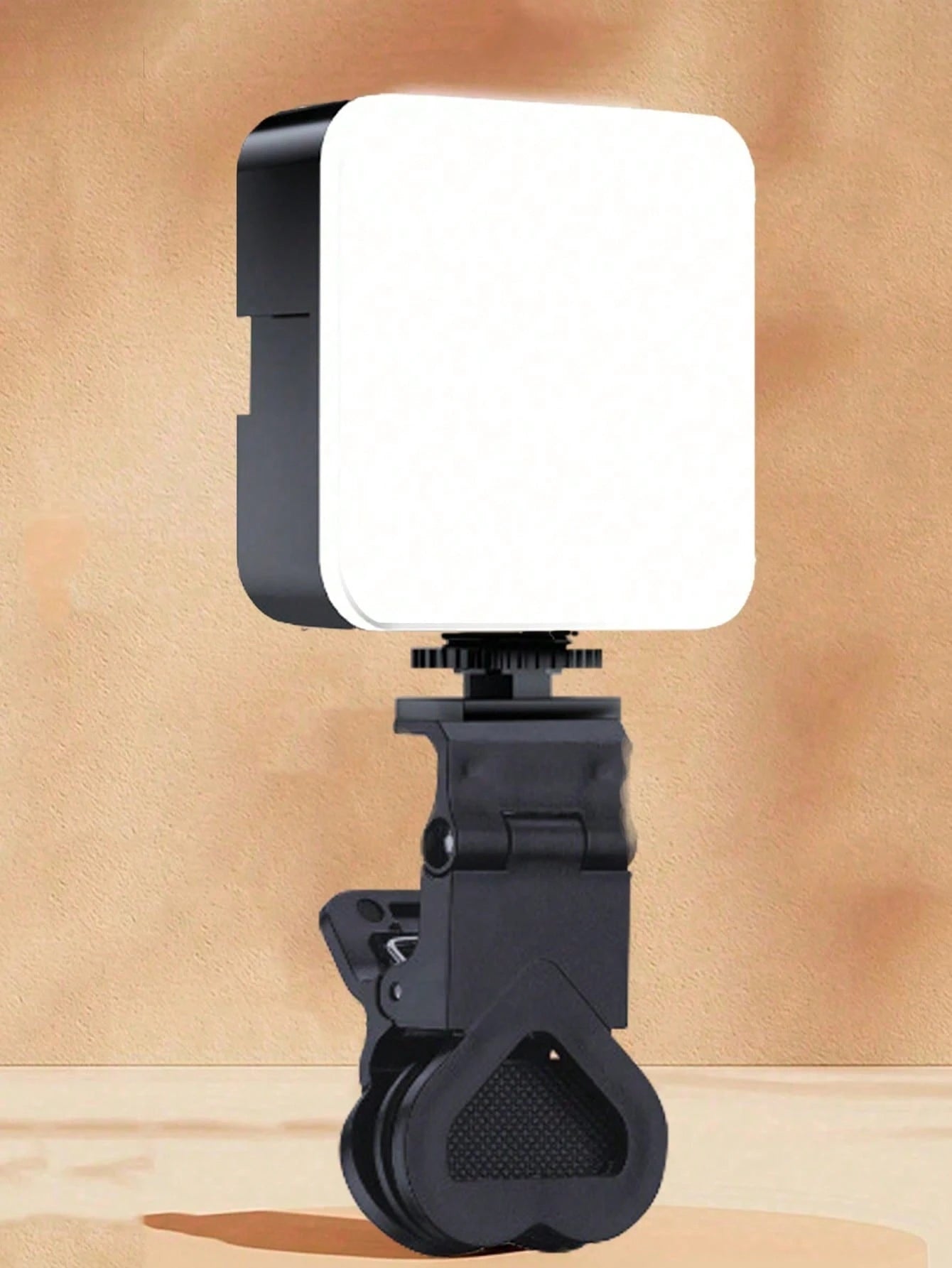 1pc Portable Mini Clip-On Fill Light, Selfie Ring Light LED Light Portable LED Video Light Dimmable, Camera & Camcorder Vlogging For Photo Selfie Video Recording Zoom Meeting,Interviews, Live Streamin