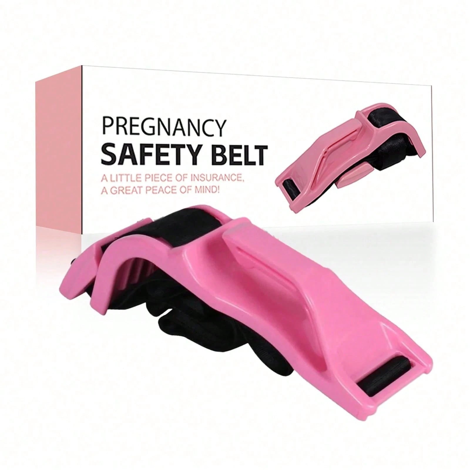 1PC Pregnancy Seat Belt Adjuster For Pregnant Women, Universal Maternity Car Seatbelt Positioner With Soft Padded Cushion, Adjustable Belly Comfort Strap For Driving, Fits Most Cars, SUVs And Trucks