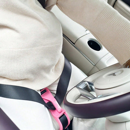 1PC Pregnancy Seat Belt Adjuster For Pregnant Women, Universal Maternity Car Seatbelt Positioner With Soft Padded Cushion, Adjustable Belly Comfort Strap For Driving, Fits Most Cars, SUVs And Trucks