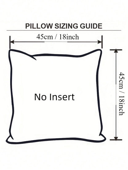 1pc Pure White Striped Luxury Rabbit Plush Pillow Cover, Creative Home Textile Decorative Throw Pillow Case. Exquisite, Breathable, Soft And Comfortable, Suitable For Wedding, Birthday Party, Sofa, Ch