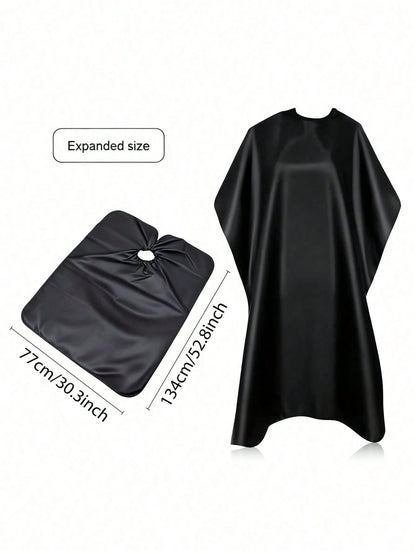 1pc Salon Hair Cutting Cape, Suitable For Hair Salons, Beauty Parlors, Customer Service Uniforms, Kimono-Style Hair Cutting Cape, Applicable For Hairdressing, Hair Coloring And Beauty Salons, Hairdres