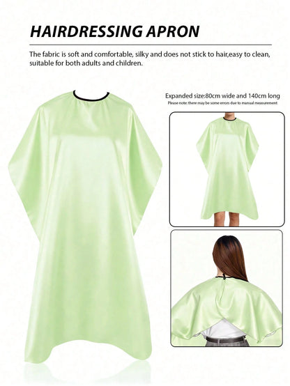 1pc Salon Hair Cutting Cape, Suitable For Hair Salons, Beauty Parlors, Customer Service Uniforms, Kimono-Style Hair Cutting Cape, Applicable For Hairdressing, Hair Coloring And Beauty Salons, Hairdres