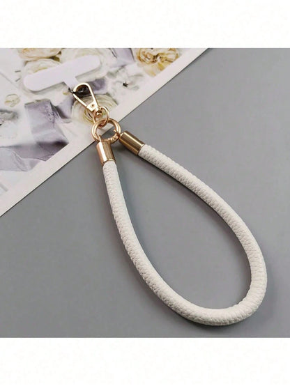 1pc Short Phone Lanyard Wrist Strap, Unisex Outdoor Fashion High-End Handheld Hanging Chain Keychain, Durable