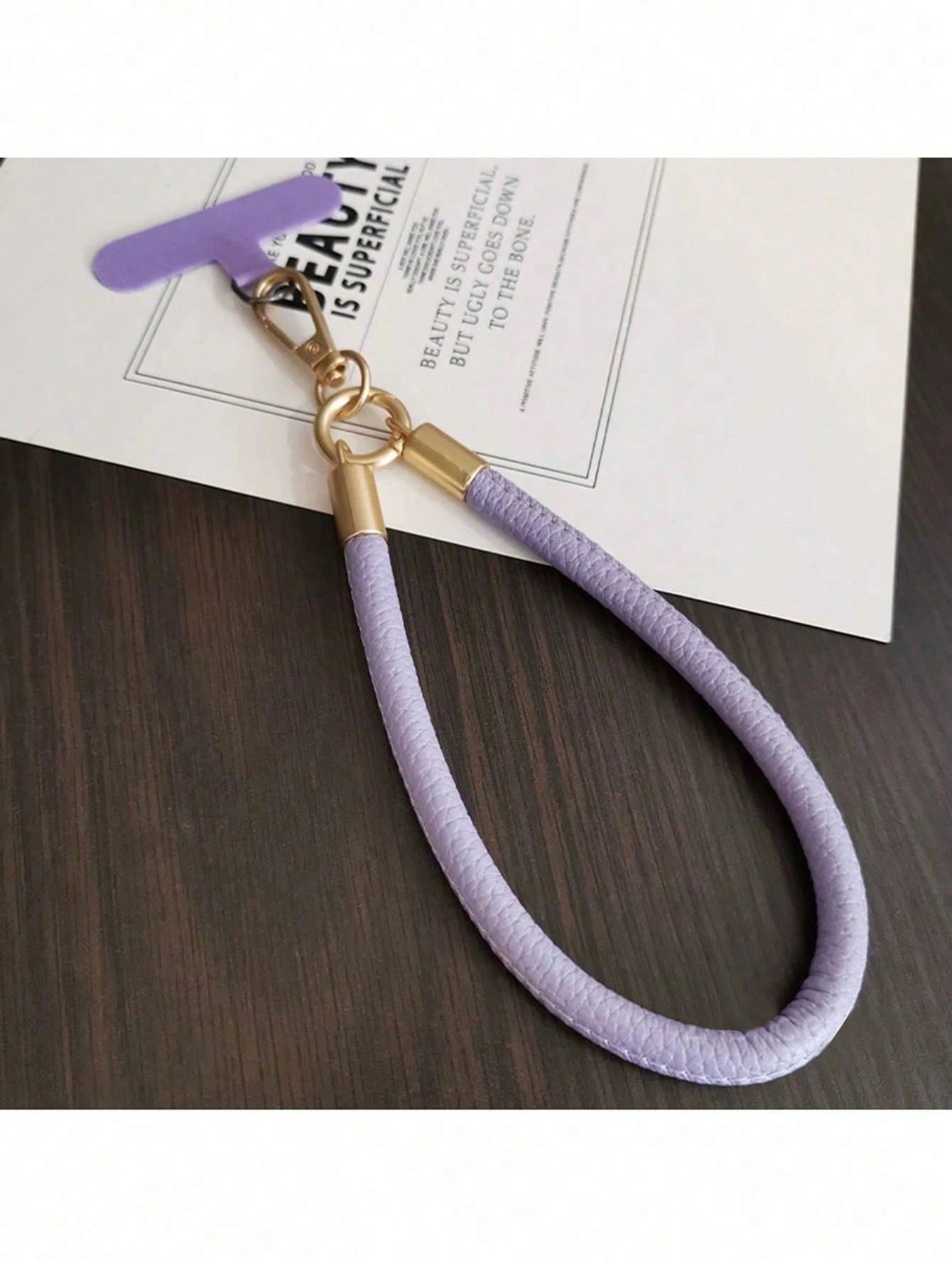 1pc Short Phone Lanyard Wrist Strap, Unisex Outdoor Fashion High-End Handheld Hanging Chain Keychain, Durable