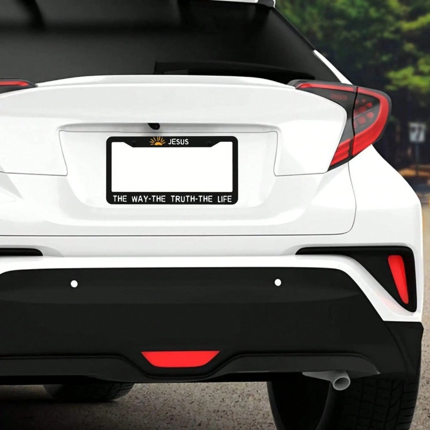 1pc Silly Goose License Plate Frame- Cute Duck Car Decoration With Silly Goose Text- Easy Installation- Fit, Trucks, SUVs, Motorcycles- Lightweight, Durable- Car Lovers, Vehicle Accessory, Playfu