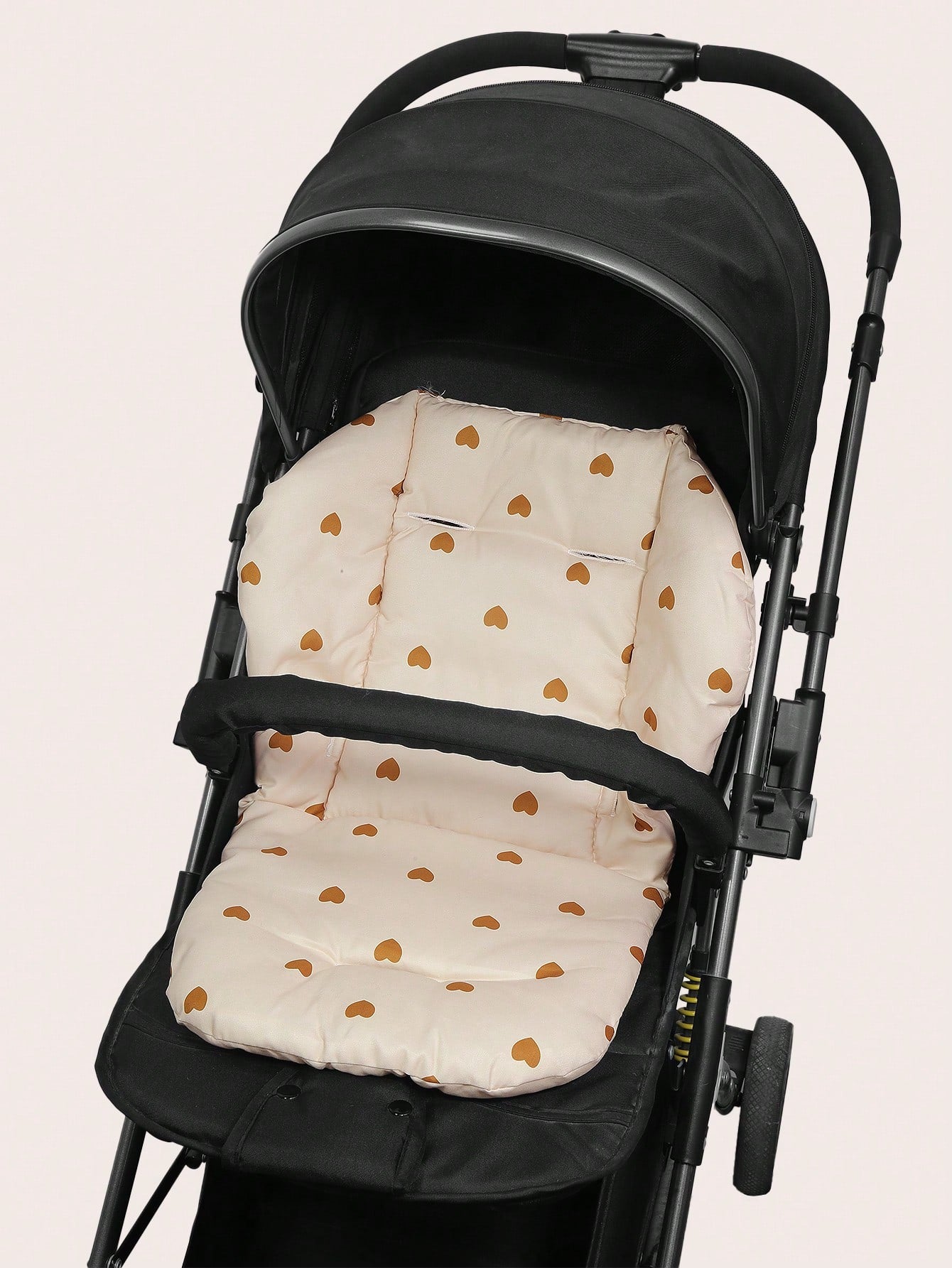 1pc Soft & Breathable Stroller/Car Seat Cushion, Suitable For Baby Boys & Girls, Adorable Panda/Brown Bear Pattern, Essential For Outdoor Use