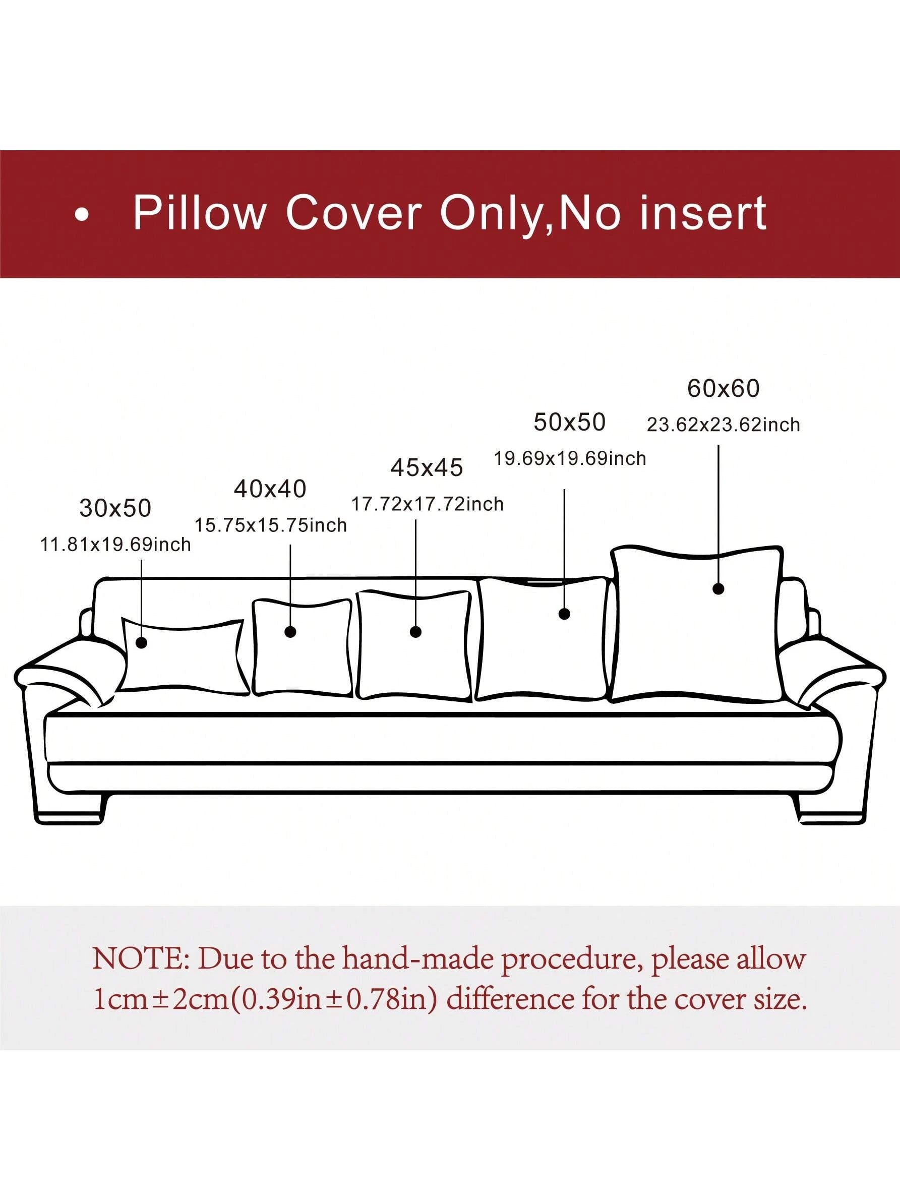1pc Soft & Comfortable Sage Green Double-Sided Chenille Throw Pillow Cover (No Filling), Farmhouse Velvet Cushion Cover, Decorative Square Pillow Sham, Suitable For Sofa & Bed, Spring/Summer