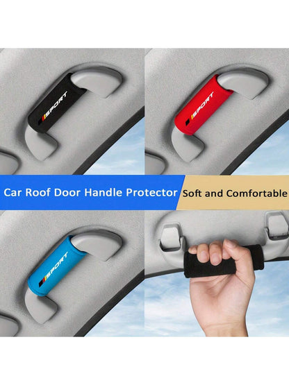 1pc Soft Plush Car Headliner, Door Handle & Armrest Protective Cover, Suitable For Audi, Available In 3 Colors, For Car Decoration