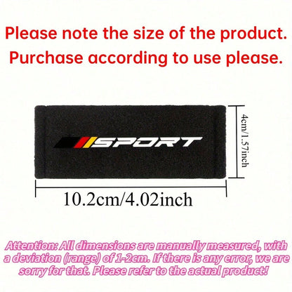 1pc Soft Plush Car Headliner, Door Handle & Armrest Protective Cover, Suitable For Audi, Available In 3 Colors, For Car Decoration