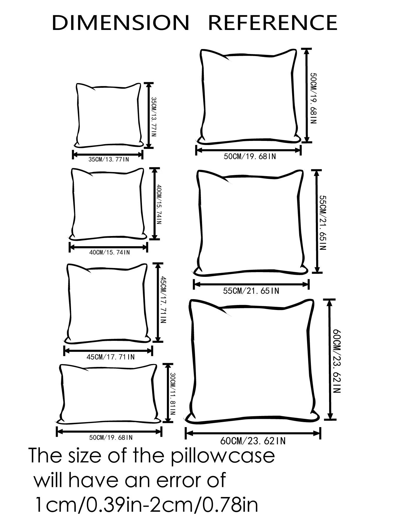1pc Solid Plush Cushion Cover Without Filler