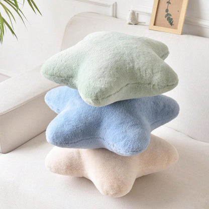 1pc Star Shaped Plush Pillow, Bed Sofa Decorative Star Pillow, Star Shaped Plush Floor Mat, Suitable For Room Decor, Soft Cute Comfortable Sofa Bedroom Cushion, Bedroom Decor Room Decor Outdoor Pillow
