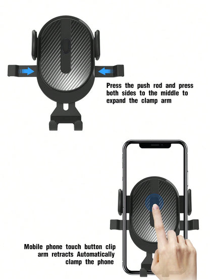 1pc Suction Cup Car Phone Holder, Suction Cup Car Phone Mount, Mobile Smartphone Holder, Tablet Holder For Dashboard & Windshield, Adjustable Arm, Easy Installation