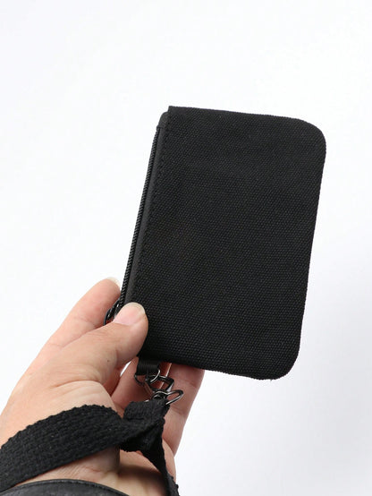 1pc Thick Coin Purse, Small Handbag Wallet For Coins, Keys, Cards, Hand Carry Mini Pouch