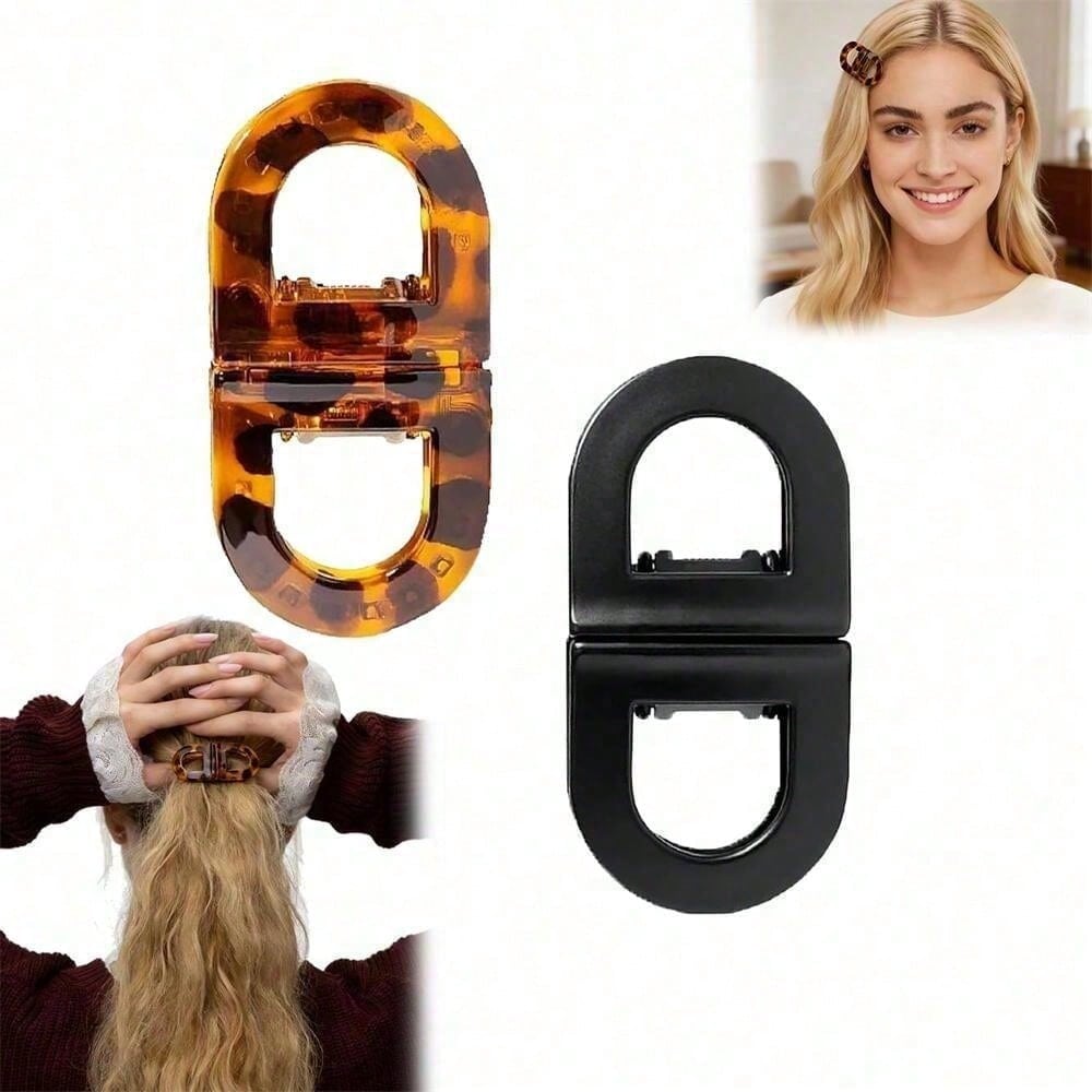 1pc Tropical Sunset Magnetic Hair Clip Set, Women's Flat Magnetic Hair Clip, Suitable For Daily Styling And Home Looks, No Crease, Lightweight And Textured, Simple And Intuitive Operation, No Residue
