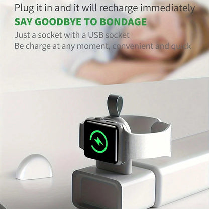 1pc USB Charger For Apple Watch, Magnetic Travel Wireless Charger Compatible With Apple Watch Series Ultra 9 8 7 6 SE 5 4 3 2, 44mm 42mm 40mm 38mm