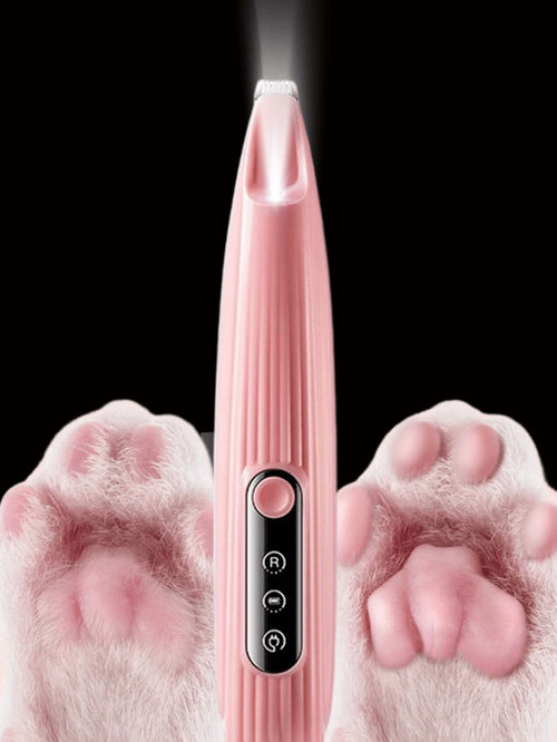 1pc USB Pet Hair Trimmer, Electric Shaver, Cat Or Dog Paw Hair Remover, Can Trim Paws, Ears, Eyes And Intimate Areas, Suitable For Daily Pet Grooming, Quiet Pet Hair Clipper- USB Rechargeable, Waterp