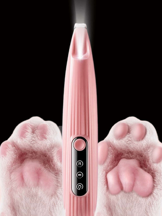 1pc USB Pet Hair Trimmer, Electric Shaver, Cat Or Dog Paw Hair Remover, Can Trim Paws, Ears, Eyes And Intimate Areas, Suitable For Daily Pet Grooming, Quiet Pet Hair Clipper- USB Rechargeable, Waterp
