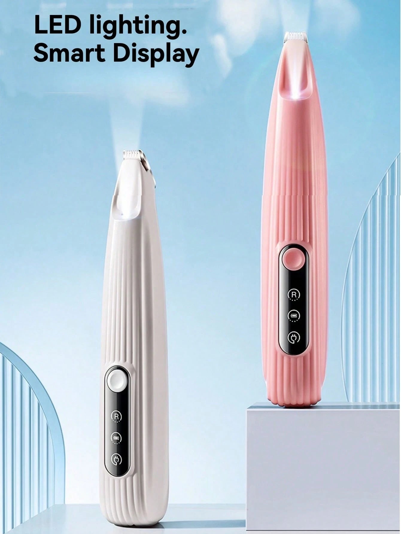 1pc USB Pet Hair Trimmer, Electric Shaver, Cat Or Dog Paw Hair Remover, Can Trim Paws, Ears, Eyes And Intimate Areas, Suitable For Daily Pet Grooming, Quiet Pet Hair Clipper- USB Rechargeable, Waterp