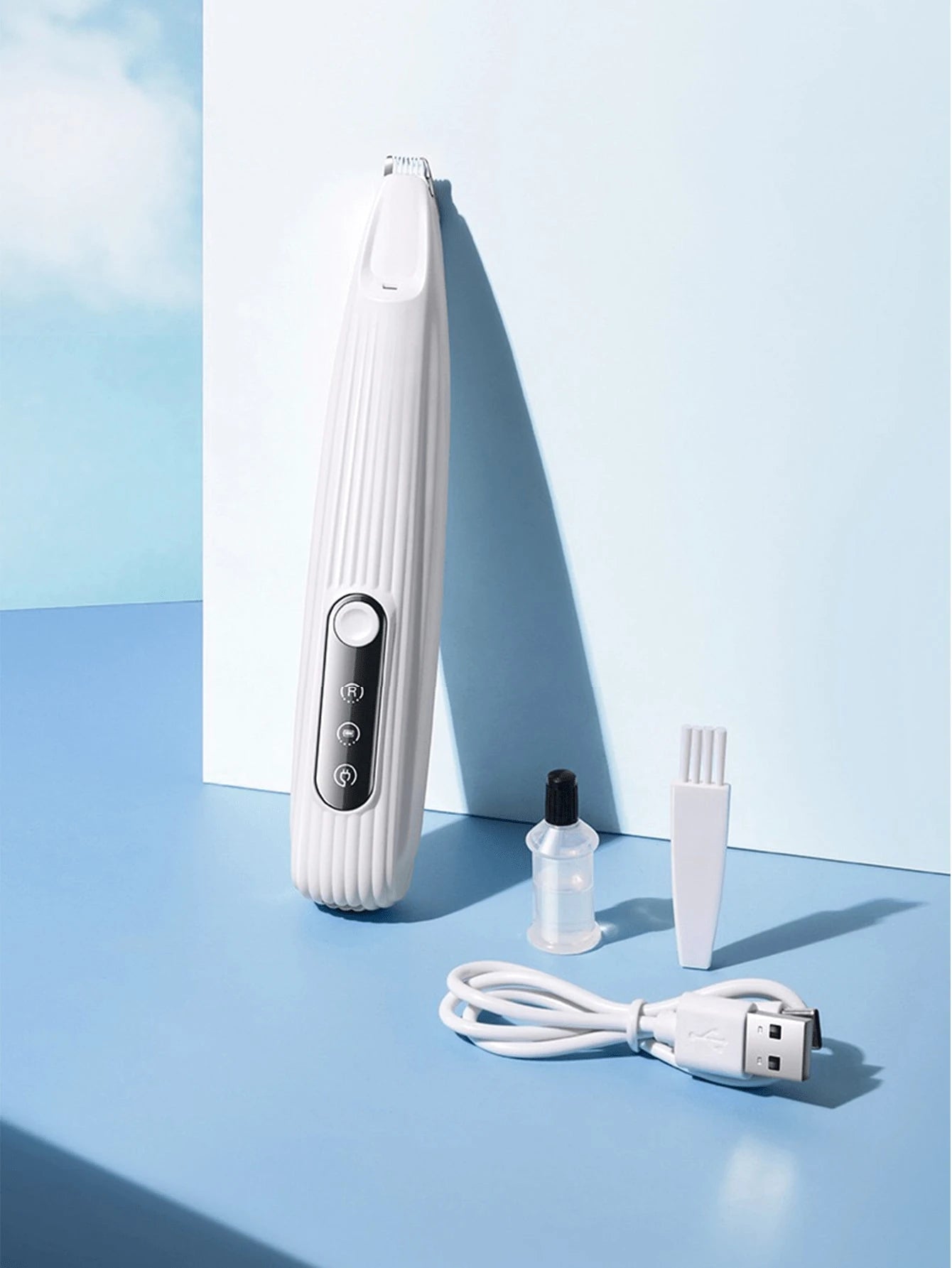 1pc USB Pet Hair Trimmer, Electric Shaver, Cat Or Dog Paw Hair Remover, Can Trim Paws, Ears, Eyes And Intimate Areas, Suitable For Daily Pet Grooming, Quiet Pet Hair Clipper- USB Rechargeable, Waterp