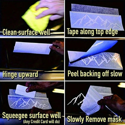 1pc Vibrant Car Decorative Sticker- Waterproof, Fun And Durable, Suitable For Car Window And Body Decoration, Suitable For Outdoor Use- Easy To Apply And Remove