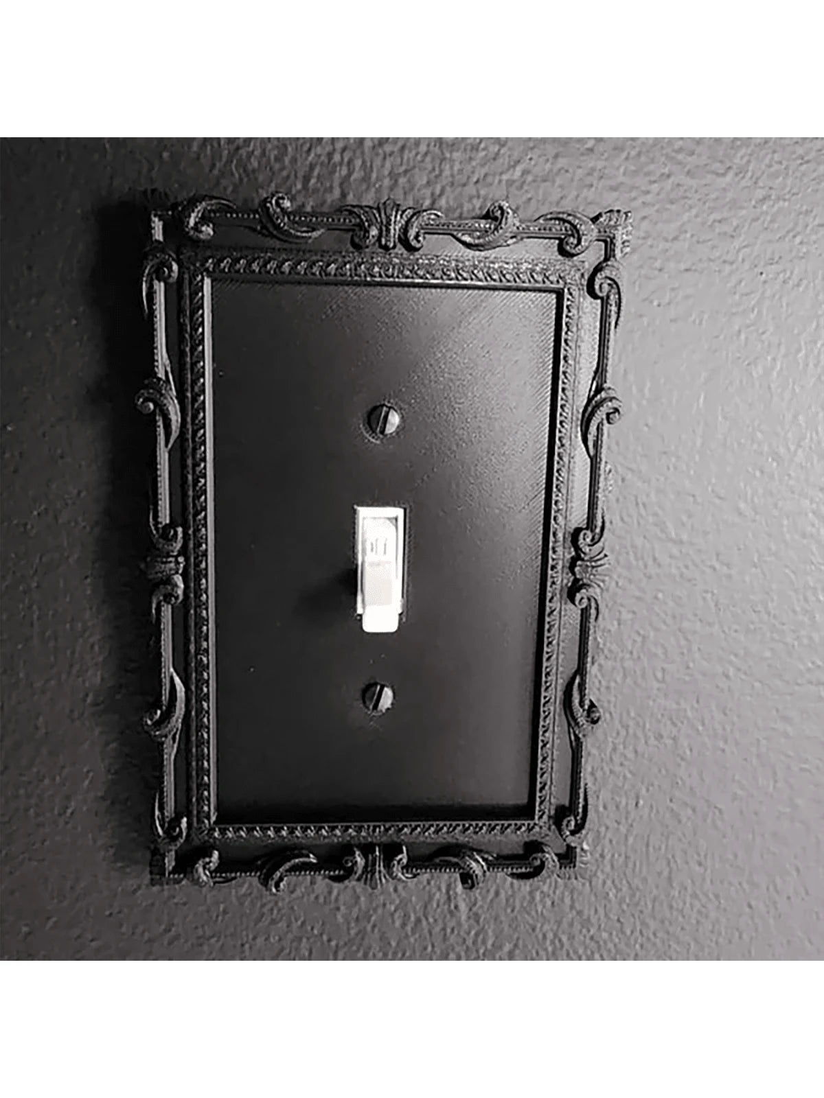 1pc Vintage Black Light Switch, Classic Design, Suitable For Home And Office Decor, No Power Source Required- Comes With Screws