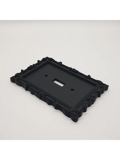 1pc Vintage Black Light Switch, Classic Design, Suitable For Home And Office Decor, No Power Source Required- Comes With Screws