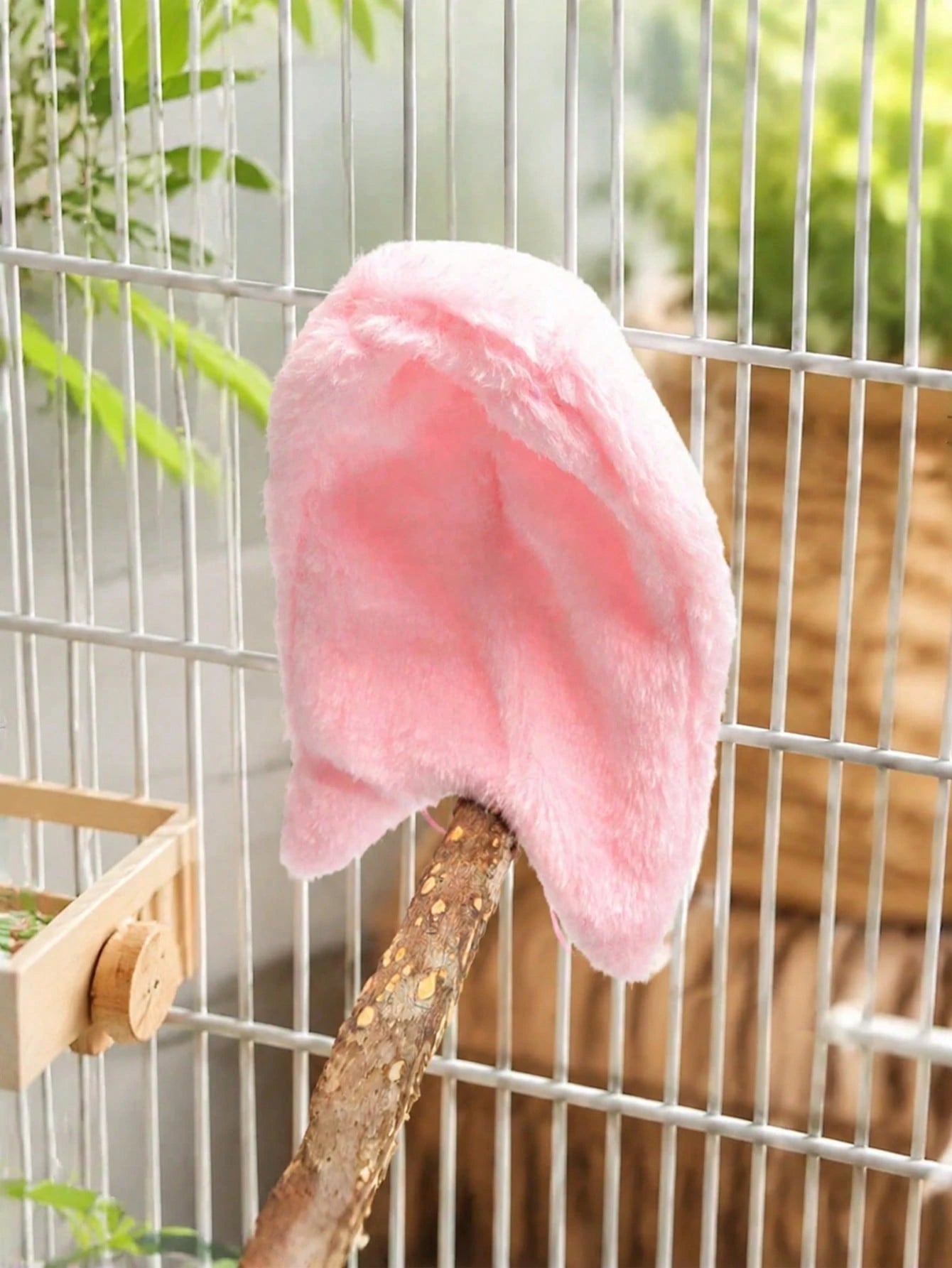 1pc Warm Bird Bed & Parrot Cage House, Cozy Hanging Tent Nest With Blanket Shawl For Winter, Soft Birdie Hammock For Budgies, Small Birds & Pet Animal Cage Decor