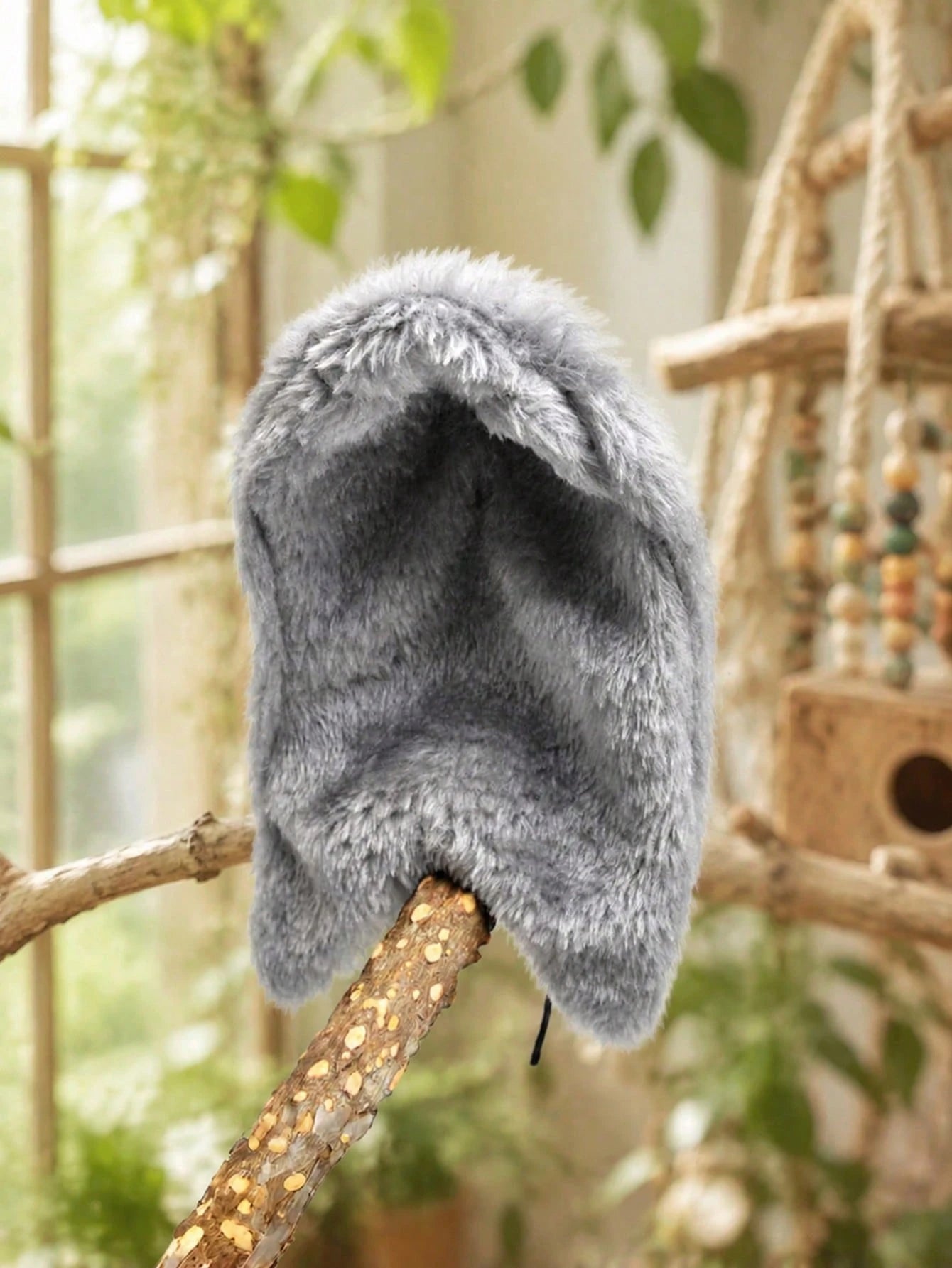 1pc Warm Bird Bed & Parrot Cage House, Cozy Hanging Tent Nest With Blanket Shawl For Winter, Soft Birdie Hammock For Budgies, Small Birds & Pet Animal Cage Decor