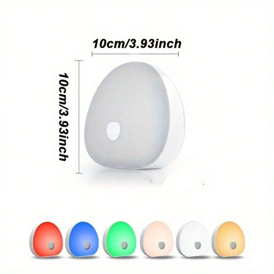1pc White Noise Night Light- Multiple Colors, Stepless Dimming, With Timer, Natural Soothing Sounds, Nightlight For Baby Room & Breastfeeding