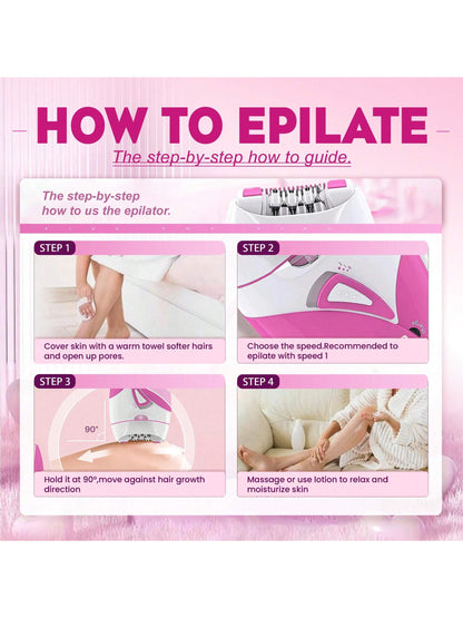 1pc Wireless Rechargeable Women's Underarm Hair Removal Device