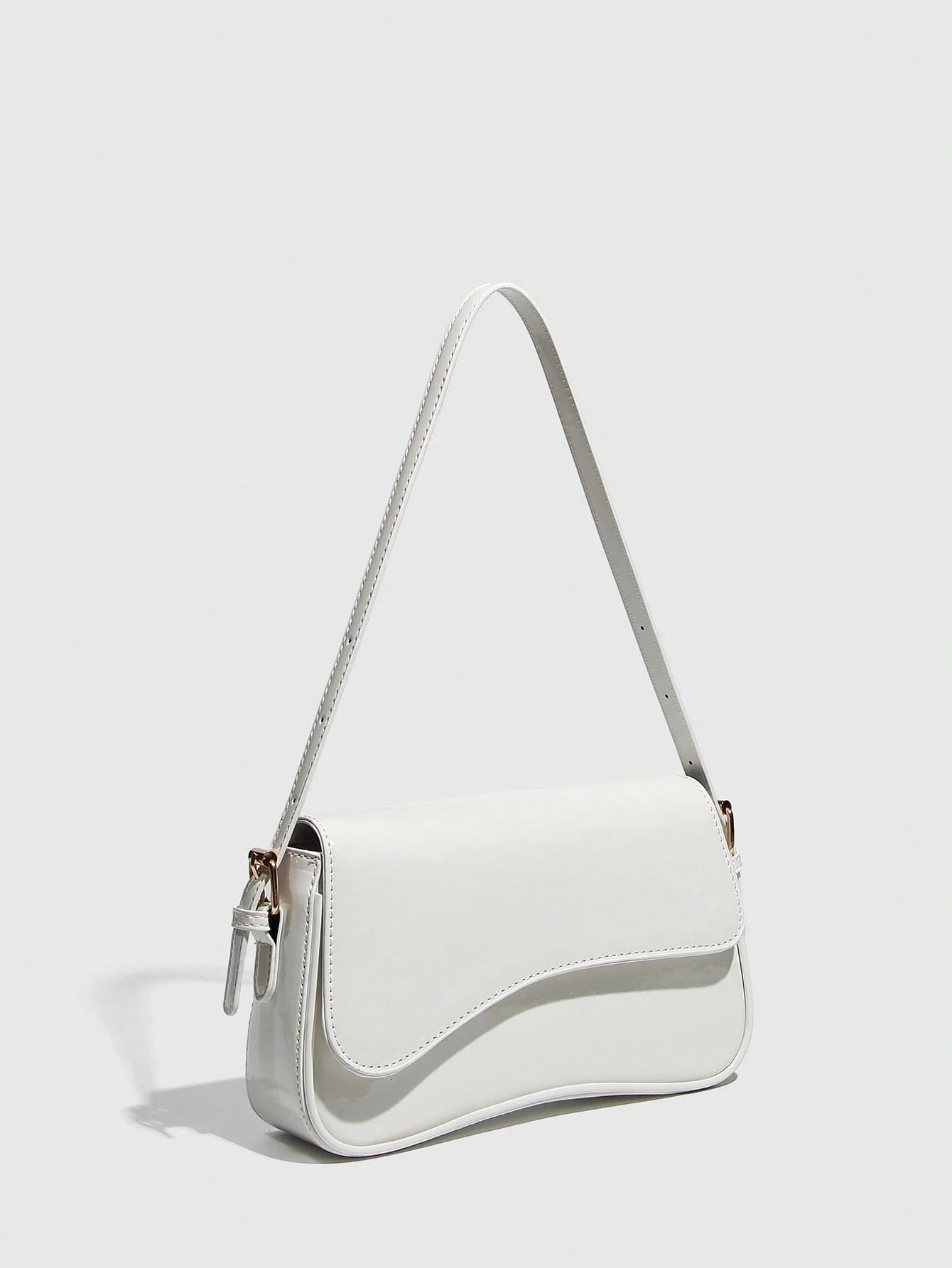 1pc Women's Minimalist Solid Color Crossbody Bag, PU Leather Textured Flap Shoulder Bag, Handbag, Messenger Bag, Suitable For Work, Business, Commute, Outdoor, Travel. Bag Size: 27*15*6cm
