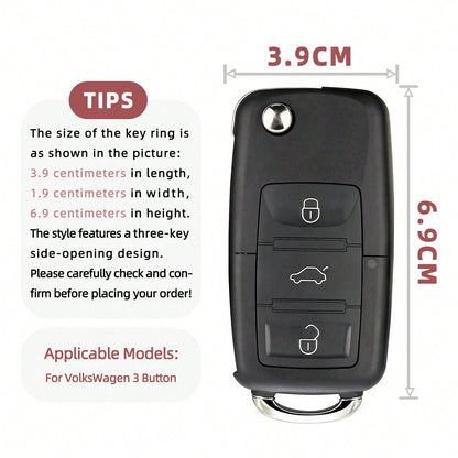 1pieza Car Key Case-Modern Print,Suitable For Jetta Mk6, Polo Mk5, Golf Mk6, Tiguan Mk1, Passat B7, Passat NMS, Caddy Mk3, Beetle, Amarok, Touran Mk1. Advanced Soft-Touch, Does Not Block Signal, Unise