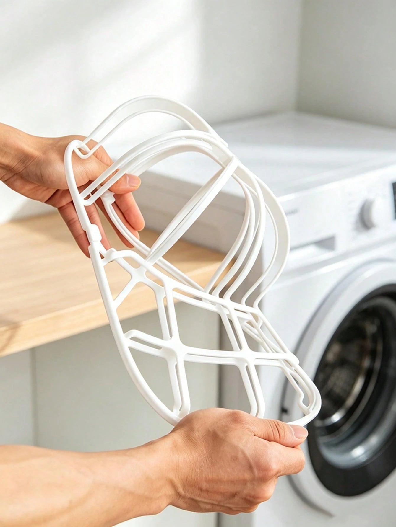 1Set 2-In-1 Baseball Cap Laundry Bag & Cap Holder, Shape-Retaining Hat Washing Protector Washer, Multi-Function Hat Rack For Home Laundry Closet Storage Travel Use, Household Organizer Gift For New Y
