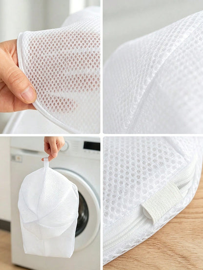 1Set 2-In-1 Baseball Cap Laundry Bag & Cap Holder, Shape-Retaining Hat Washing Protector Washer, Multi-Function Hat Rack For Home Laundry Closet Storage Travel Use, Household Organizer Gift For New Y